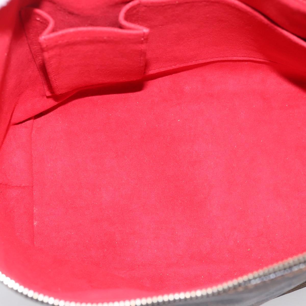 LOUIS VUITTON Damier Ebene Saleya PM Tote Bag N51183 LV Auth BA15905V