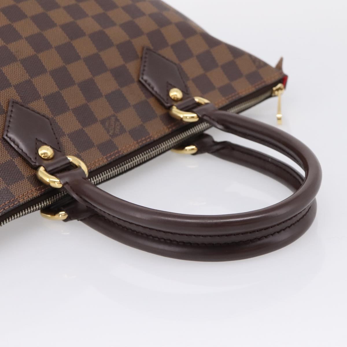 LOUIS VUITTON Damier Ebene Saleya PM Tote Bag N51183 LV Auth BA15905V