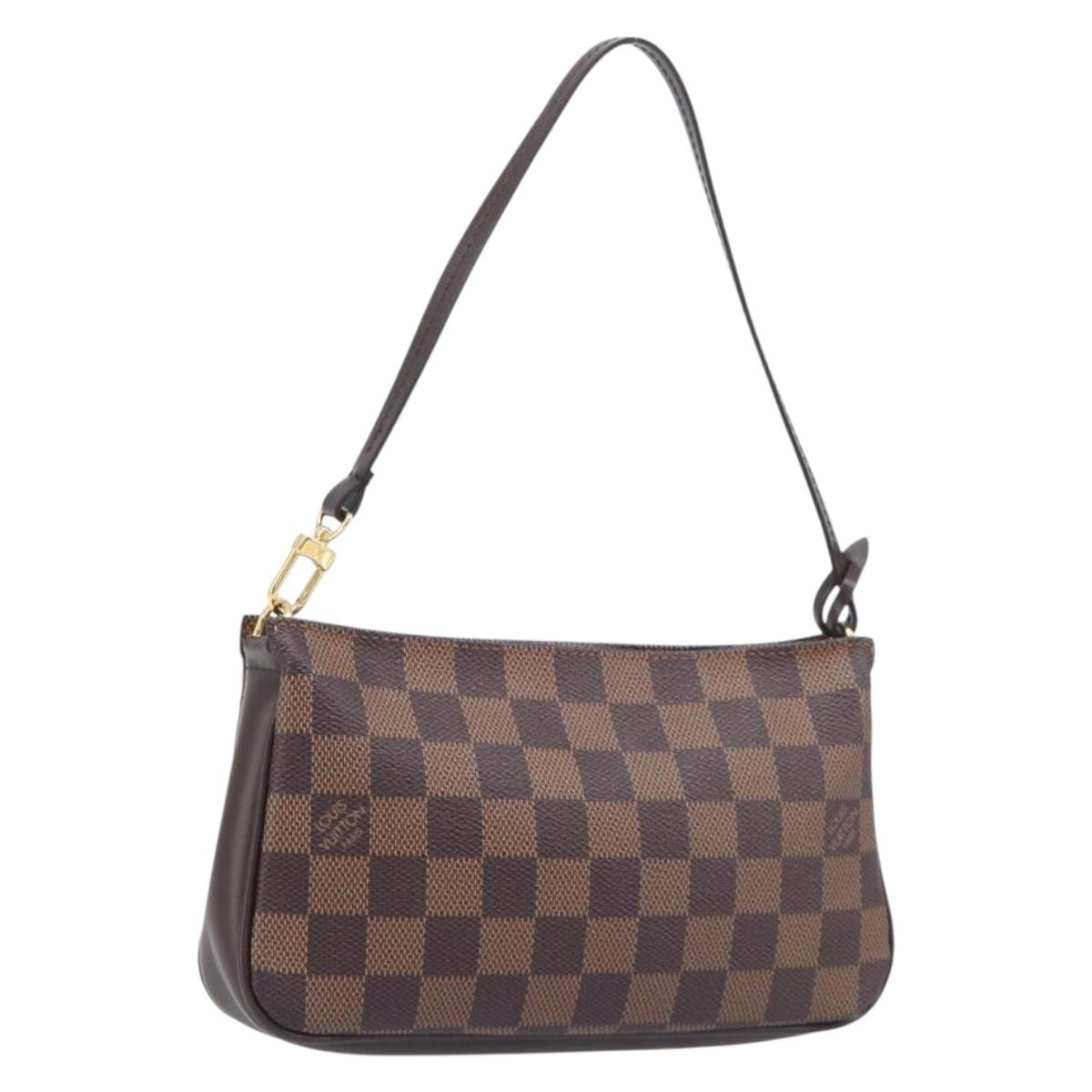 LOUIS VUITTON Damier Ebene Navona Accessory Pouch N51983 LV Auth BA15906V