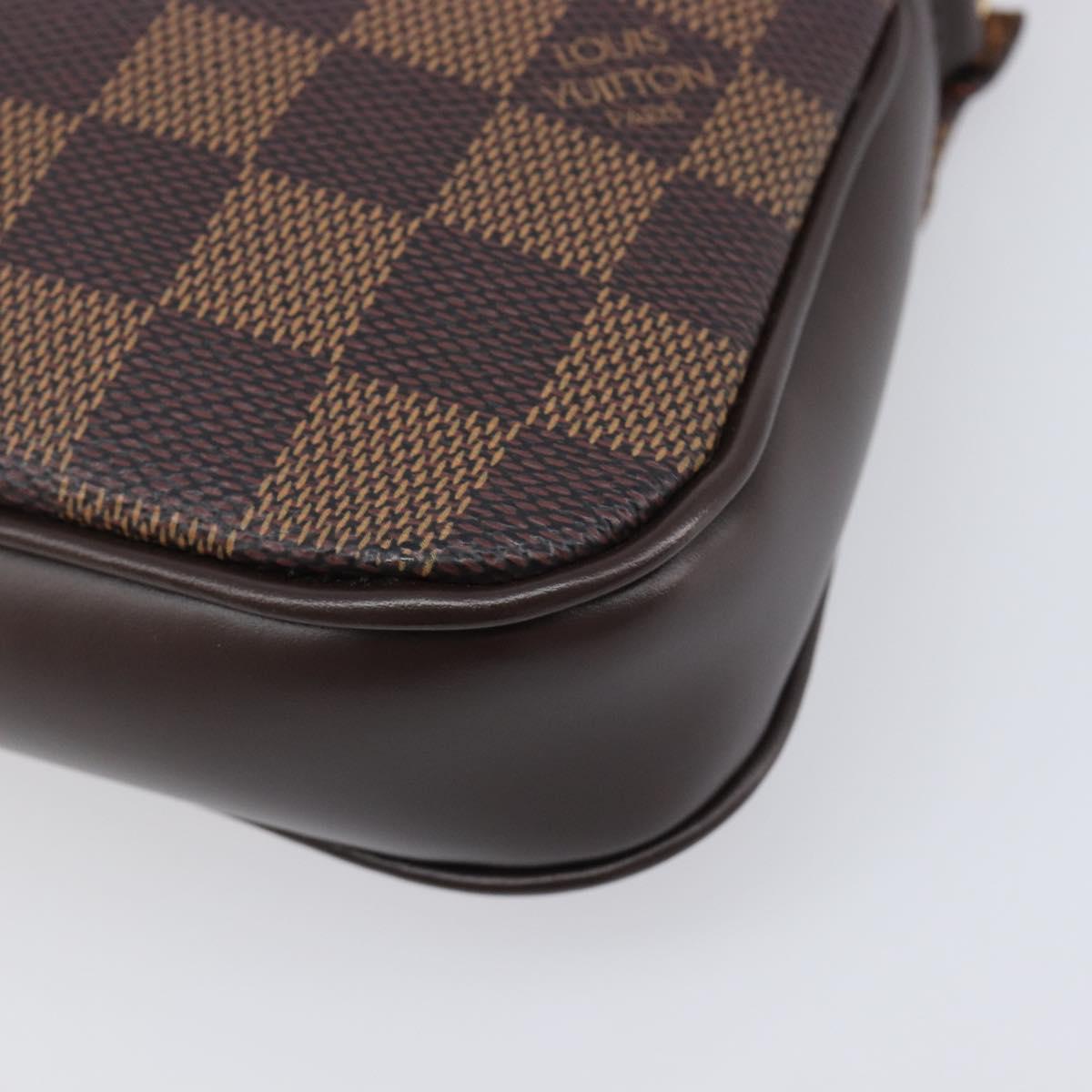 LOUIS VUITTON Damier Ebene Navona Accessory Pouch N51983 LV Auth BA15906V