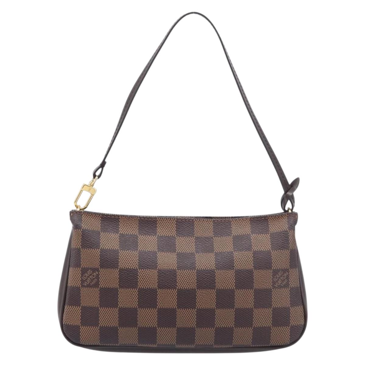 LOUIS VUITTON Damier Ebene Navona Accessory Pouch N51983 LV Auth BA15906V