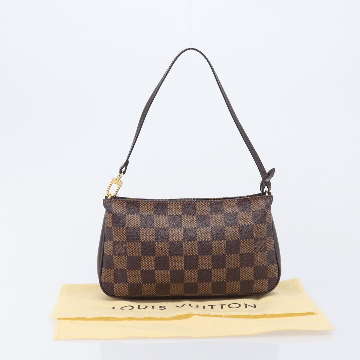 LOUIS VUITTON Damier Ebene Navona Accessory Pouch N51983 LV Auth BA15906V
