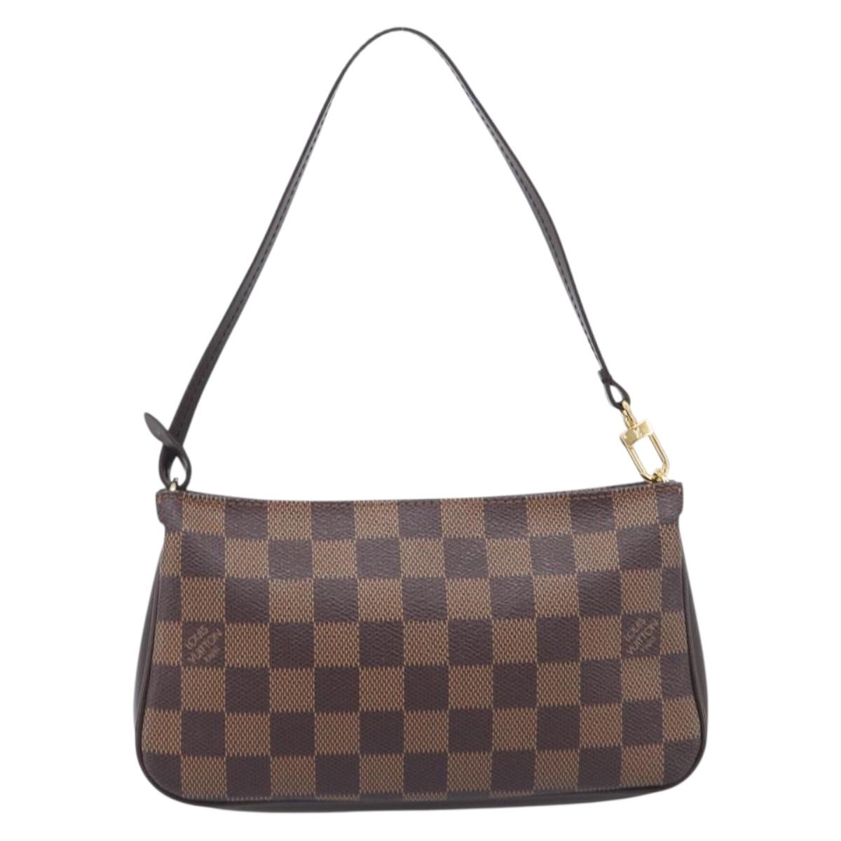 LOUIS VUITTON Damier Ebene Navona Accessory Pouch N51983 LV Auth BA15906V