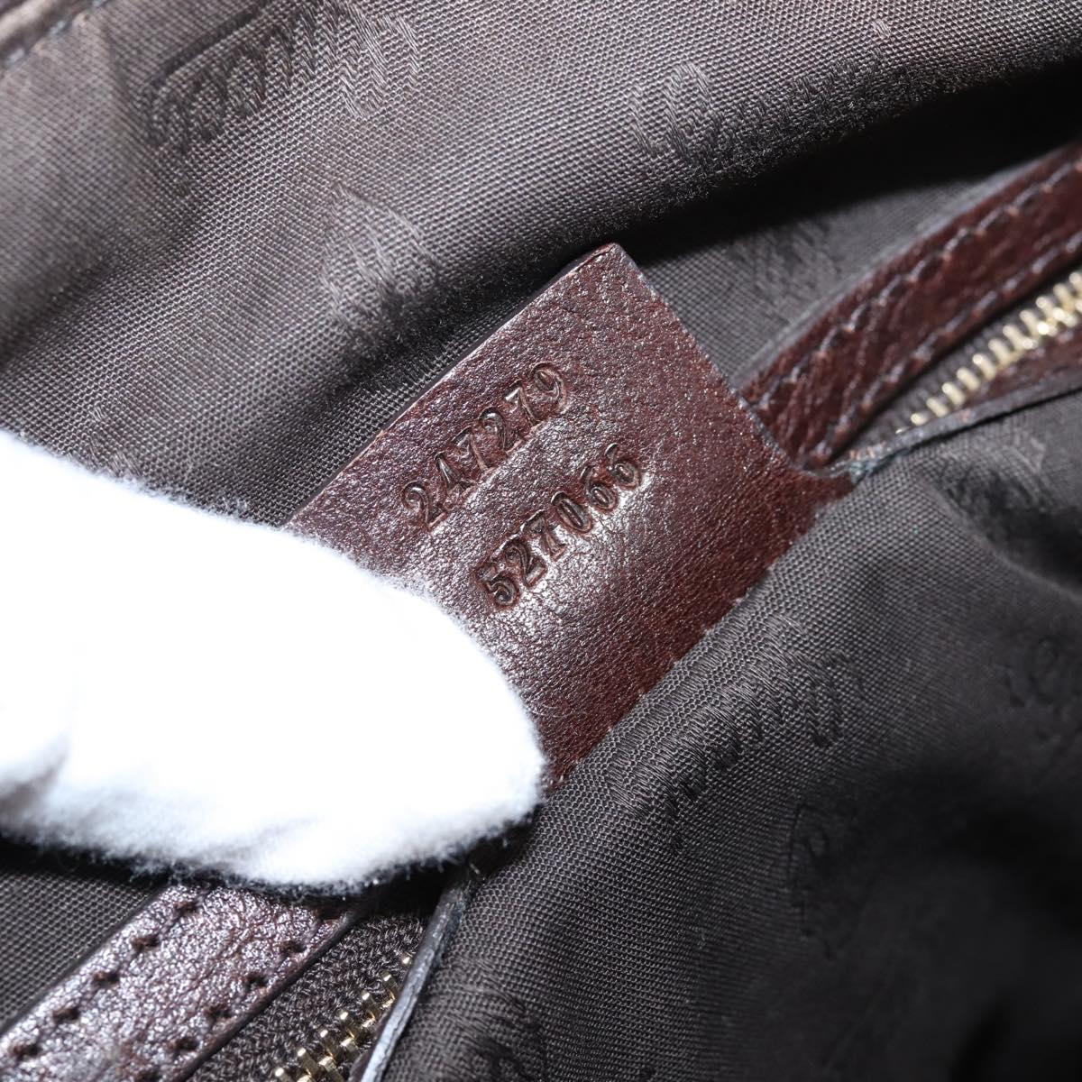 GUCCI GG Canvas Tote Bag 2way Beige Gold 247279 Auth BA15908V