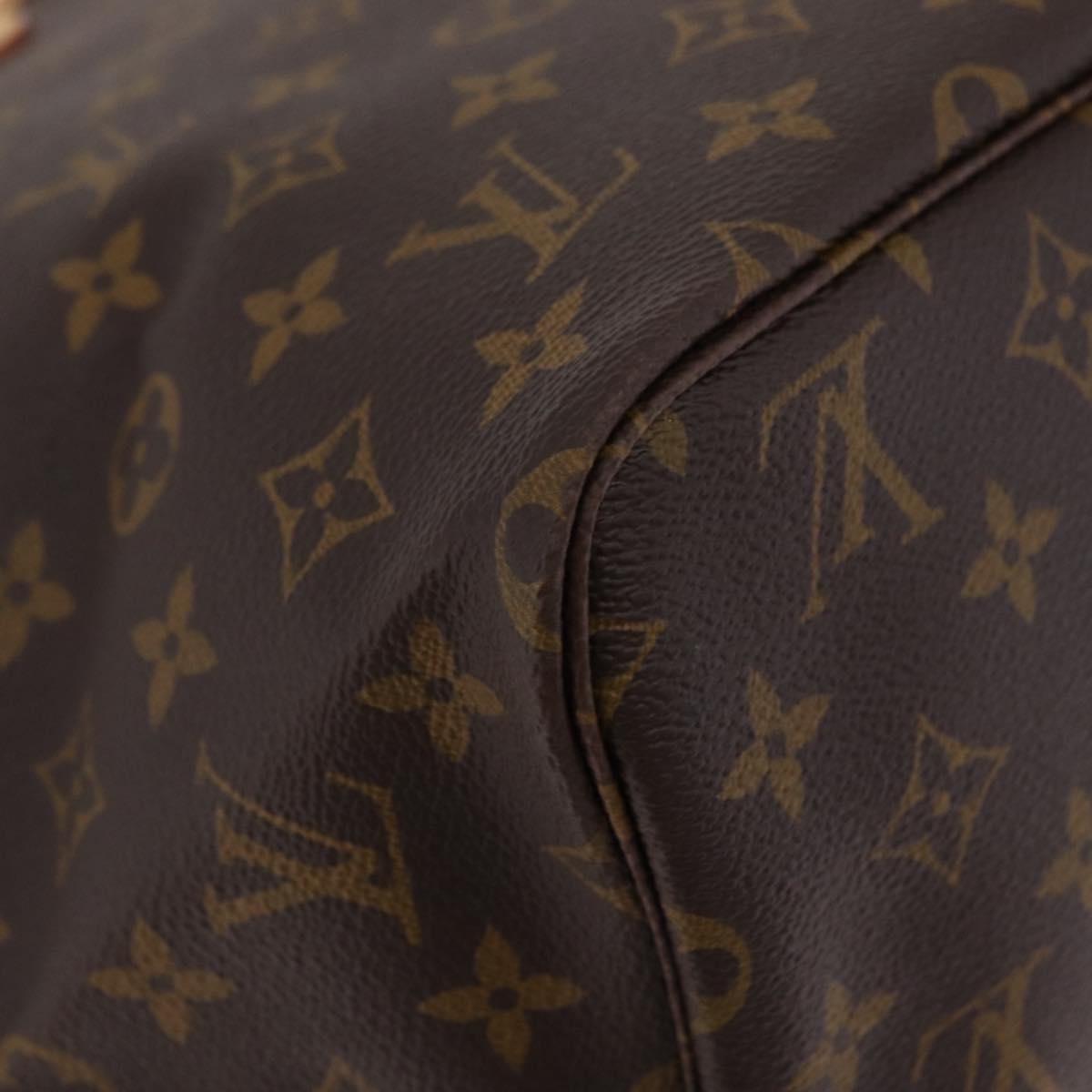 LOUIS VUITTON Monogram Neverfull GM Tote Bag M40157 LV Auth BA15950SAM