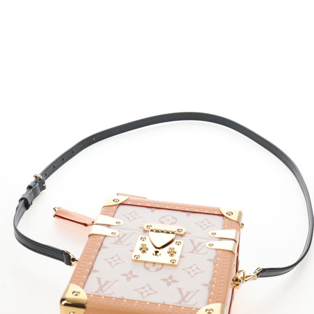 LOUIS VUITTON Monogram Camera Box Shoulder Bag White M10329 LV Auth BA15953SM
