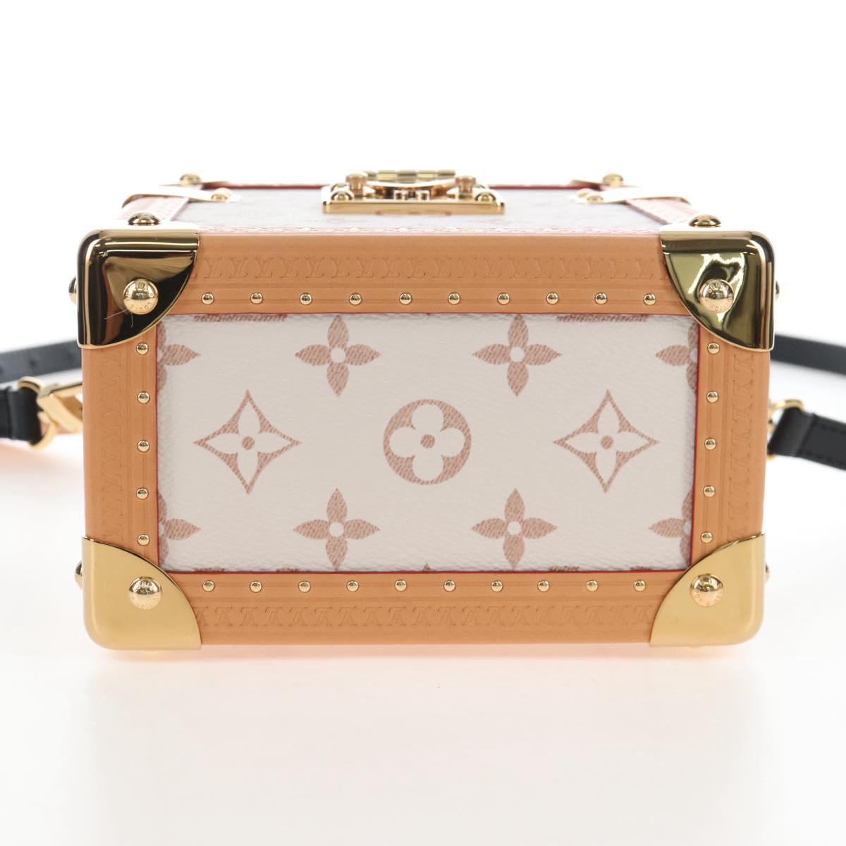 LOUIS VUITTON Monogram Camera Box Shoulder Bag White M10329 LV Auth BA15953SM