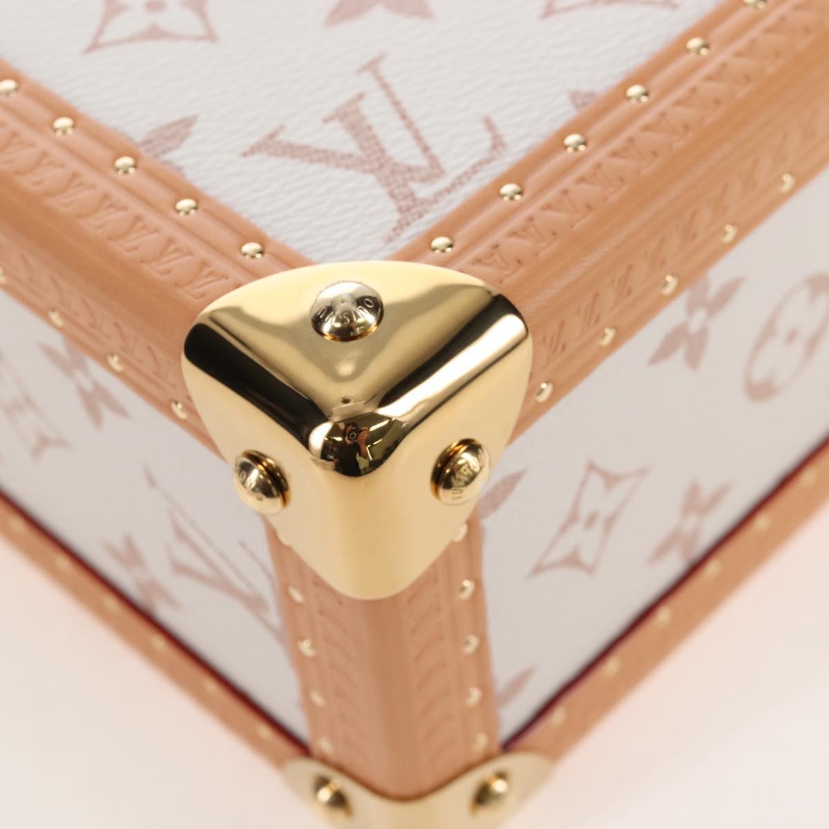 LOUIS VUITTON Monogram Camera Box Shoulder Bag White M10329 LV Auth BA15953SM