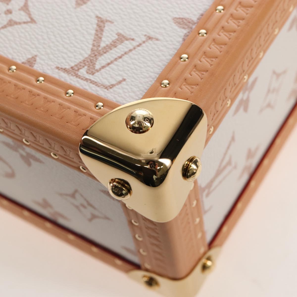 LOUIS VUITTON Monogram Camera Box Shoulder Bag White M10329 LV Auth BA15953SM