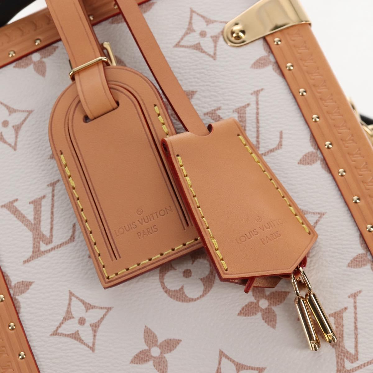 LOUIS VUITTON Monogram Camera Box Shoulder Bag White M10329 LV Auth BA15953SM