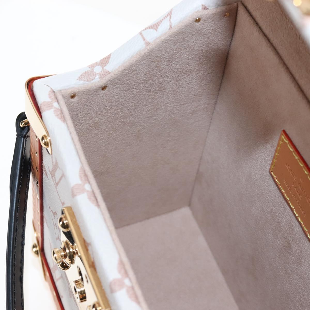 LOUIS VUITTON Monogram Camera Box Shoulder Bag White M10329 LV Auth BA15953SM