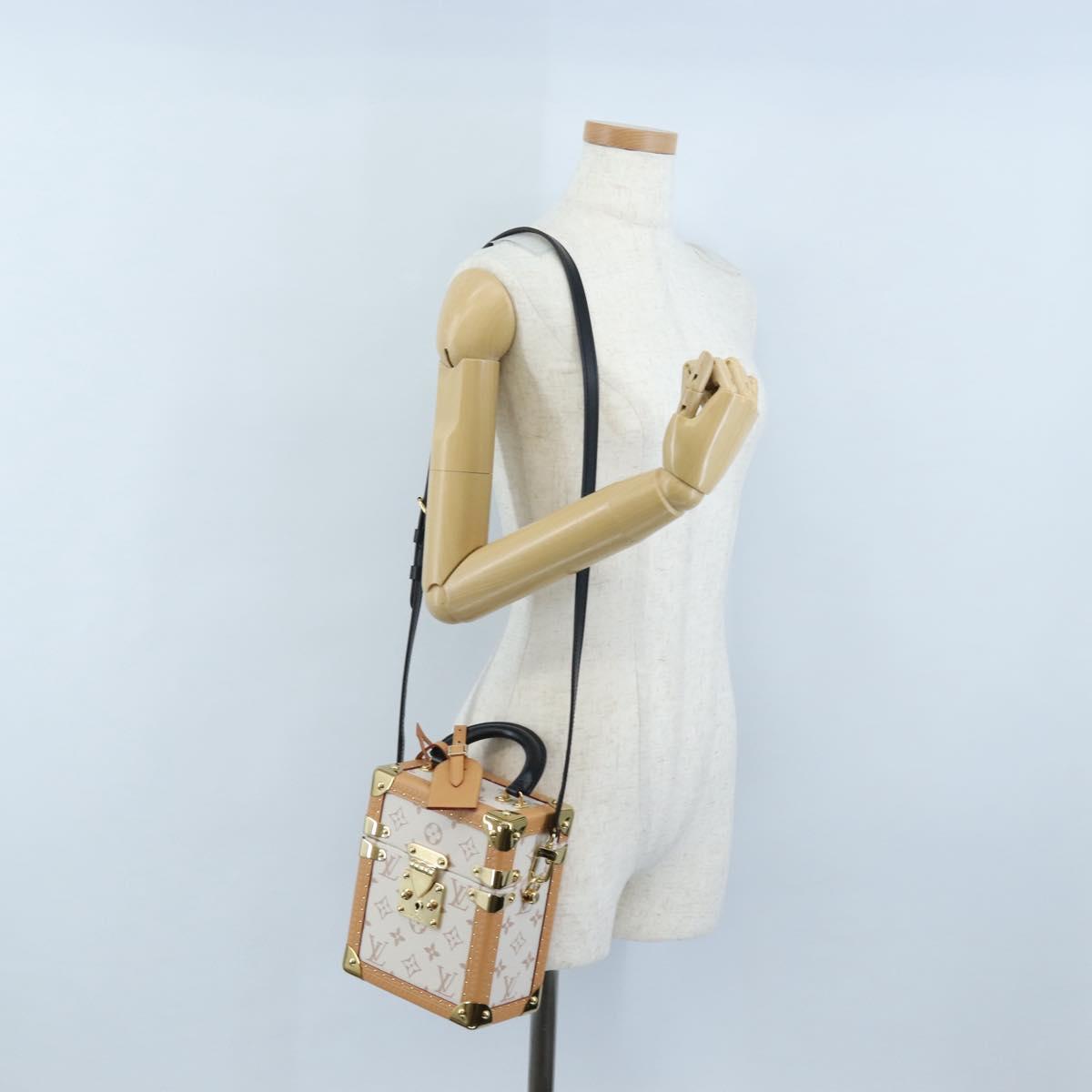LOUIS VUITTON Monogram Camera Box Shoulder Bag White M10329 LV Auth BA15953SM
