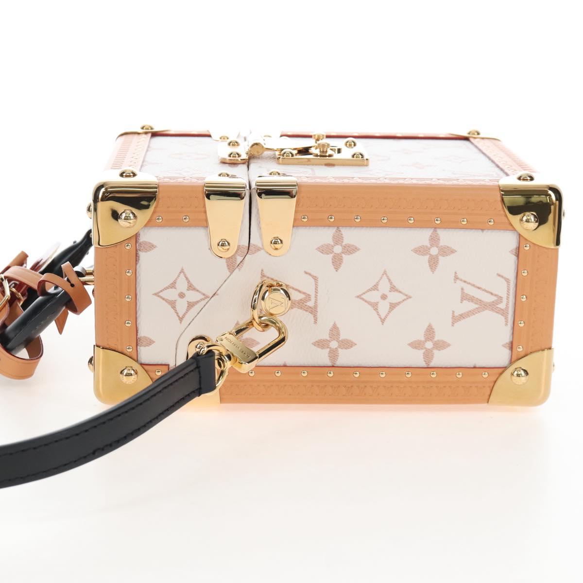 LOUIS VUITTON Monogram Camera Box Shoulder Bag White M10329 LV Auth BA15953SM