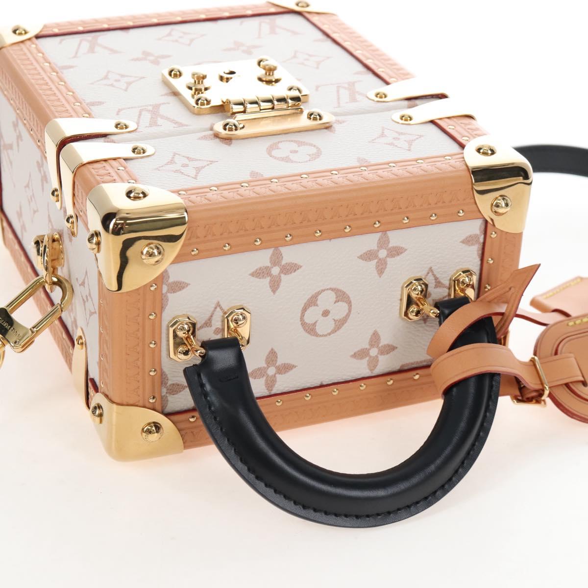 LOUIS VUITTON Monogram Camera Box Shoulder Bag White M10329 LV Auth BA15953SM