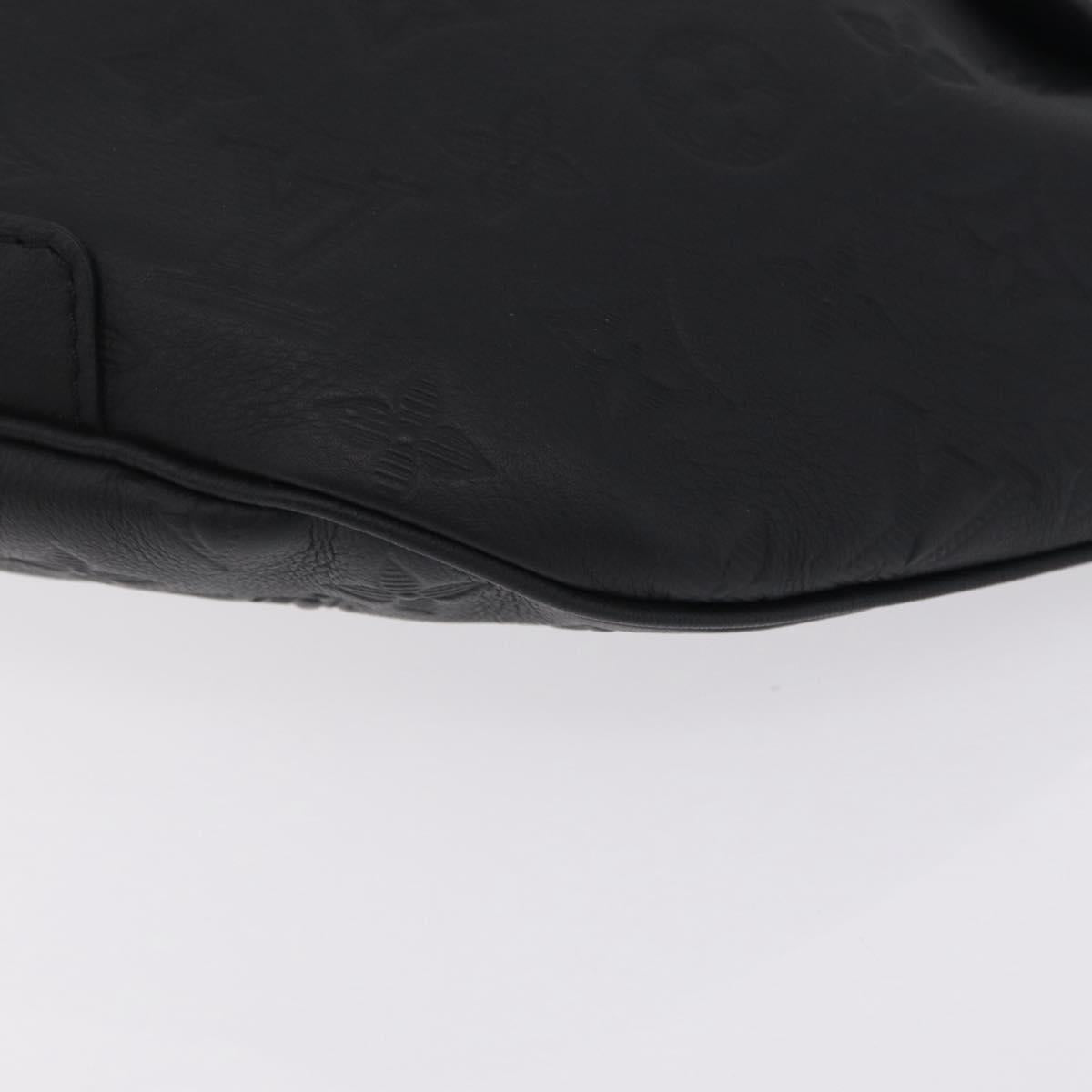 LOUIS VUITTON Monogram Shadow Discovery Bum Bag Black M44388 LV Auth BA15954M