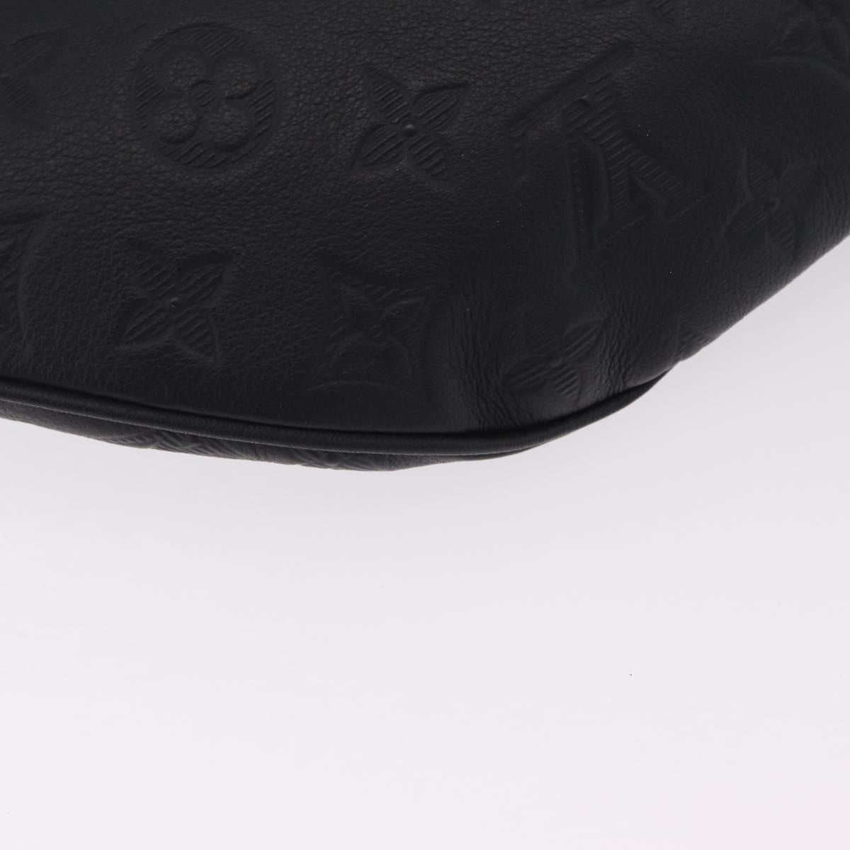 LOUIS VUITTON Monogram Shadow Discovery Bum Bag Black M44388 LV Auth BA15954M