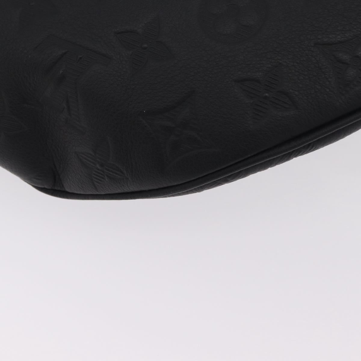 LOUIS VUITTON Monogram Shadow Discovery Bum Bag Black M44388 LV Auth BA15954M