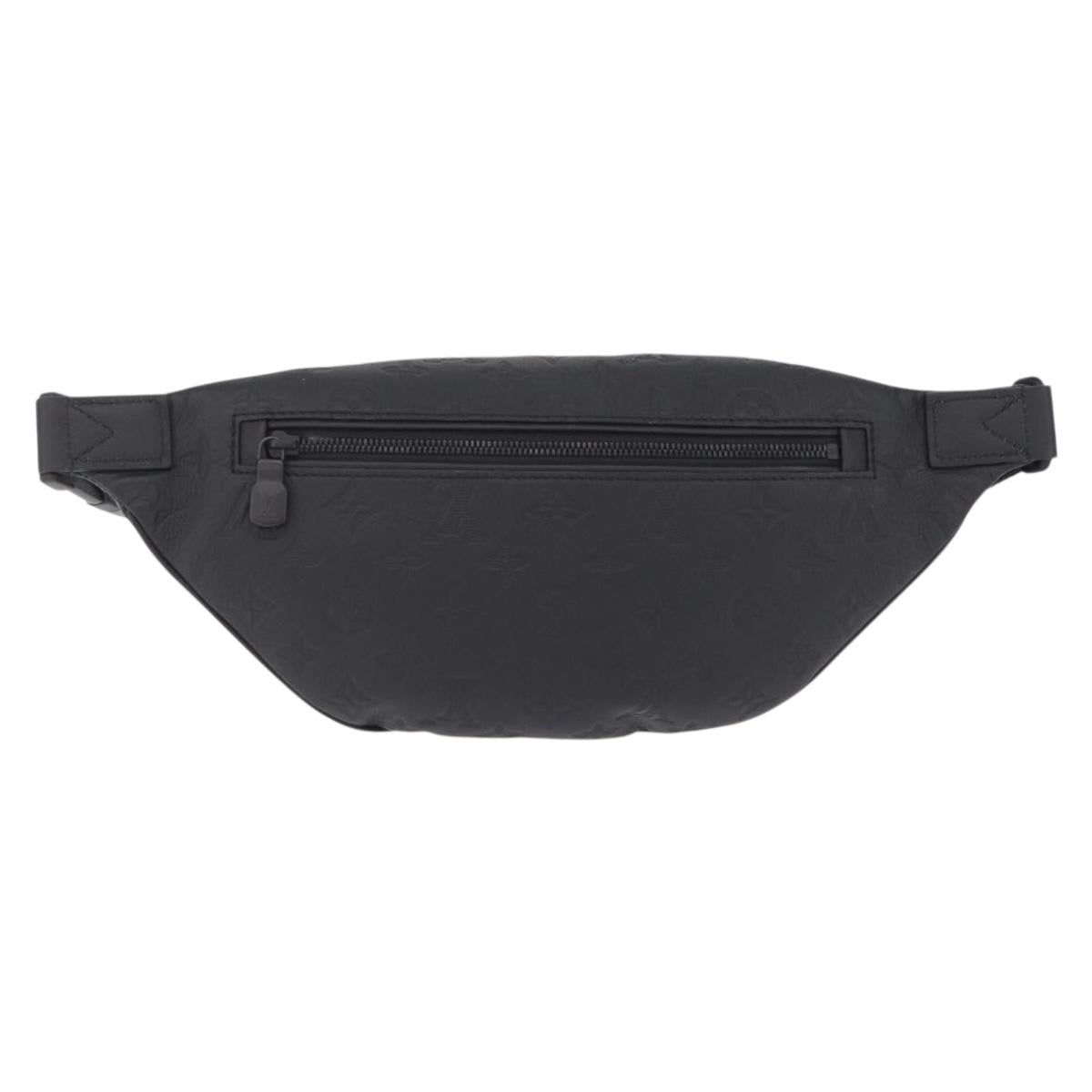 LOUIS VUITTON Monogram Shadow Discovery Bum Bag Black M44388 LV Auth BA15954M
