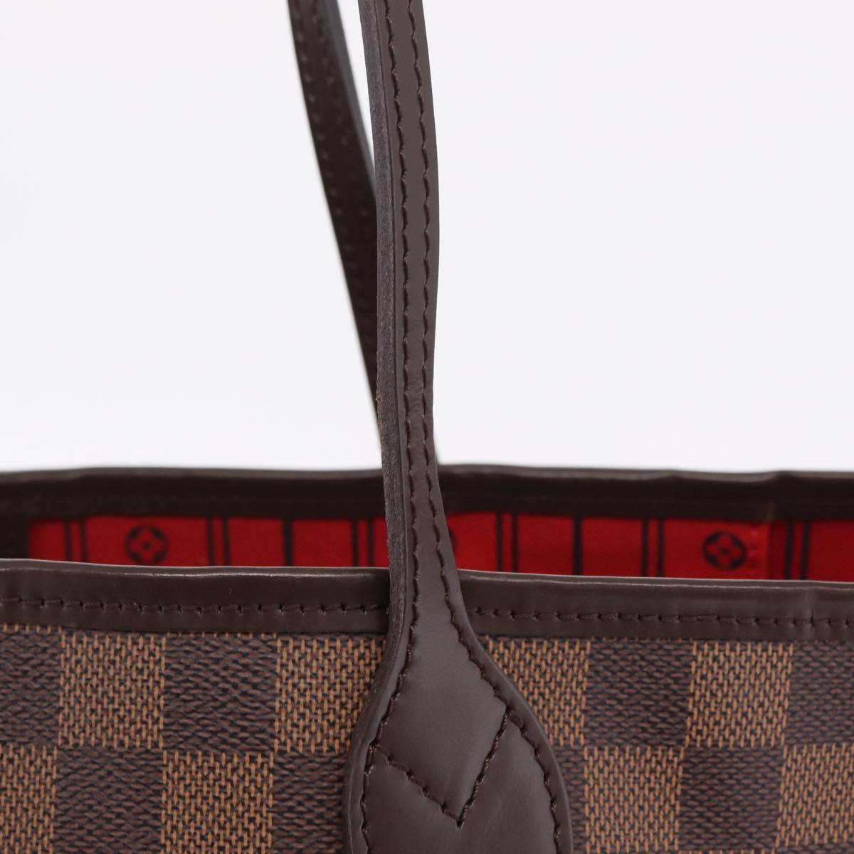 LOUIS VUITTON Damier Ebene Neverfull GM Tote Bag N51106 LV Auth BA15955V