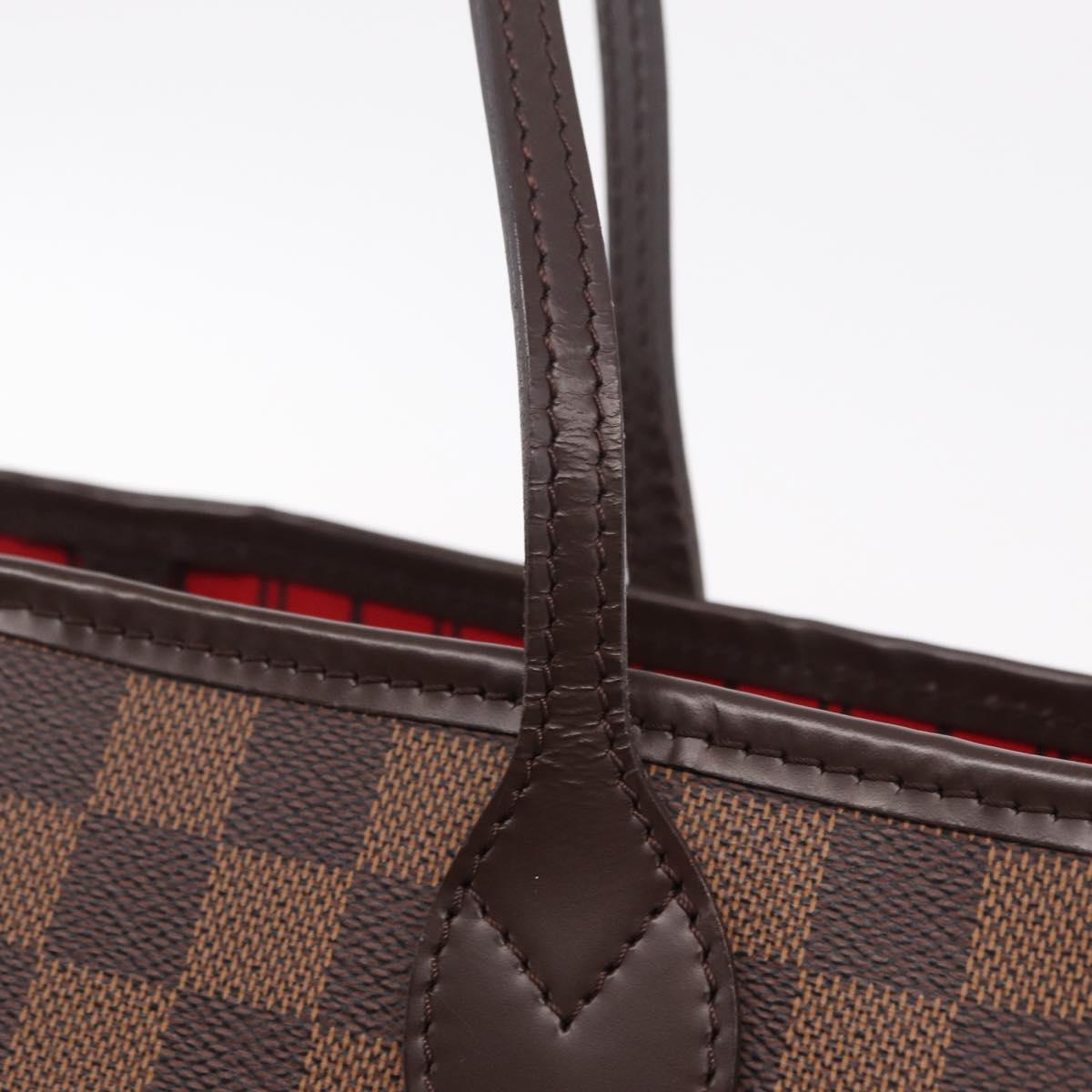 LOUIS VUITTON Damier Ebene Neverfull GM Tote Bag N51106 LV Auth BA15955V