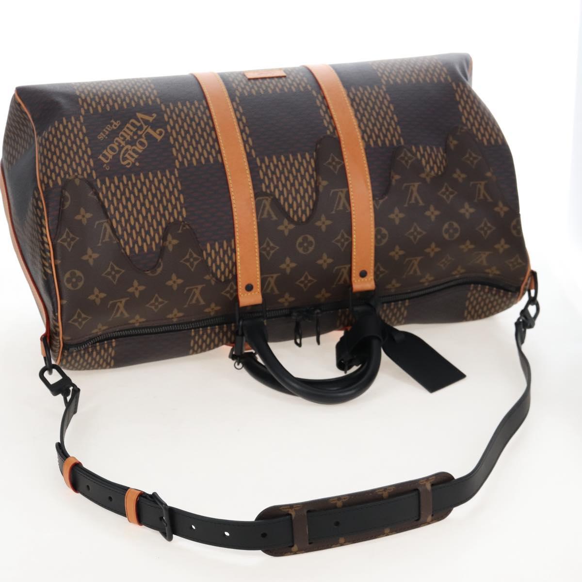 LOUIS VUITTON LV × NIGO Keepall Bandouliere 50 Bag N40360 LV Auth BA15989SM
