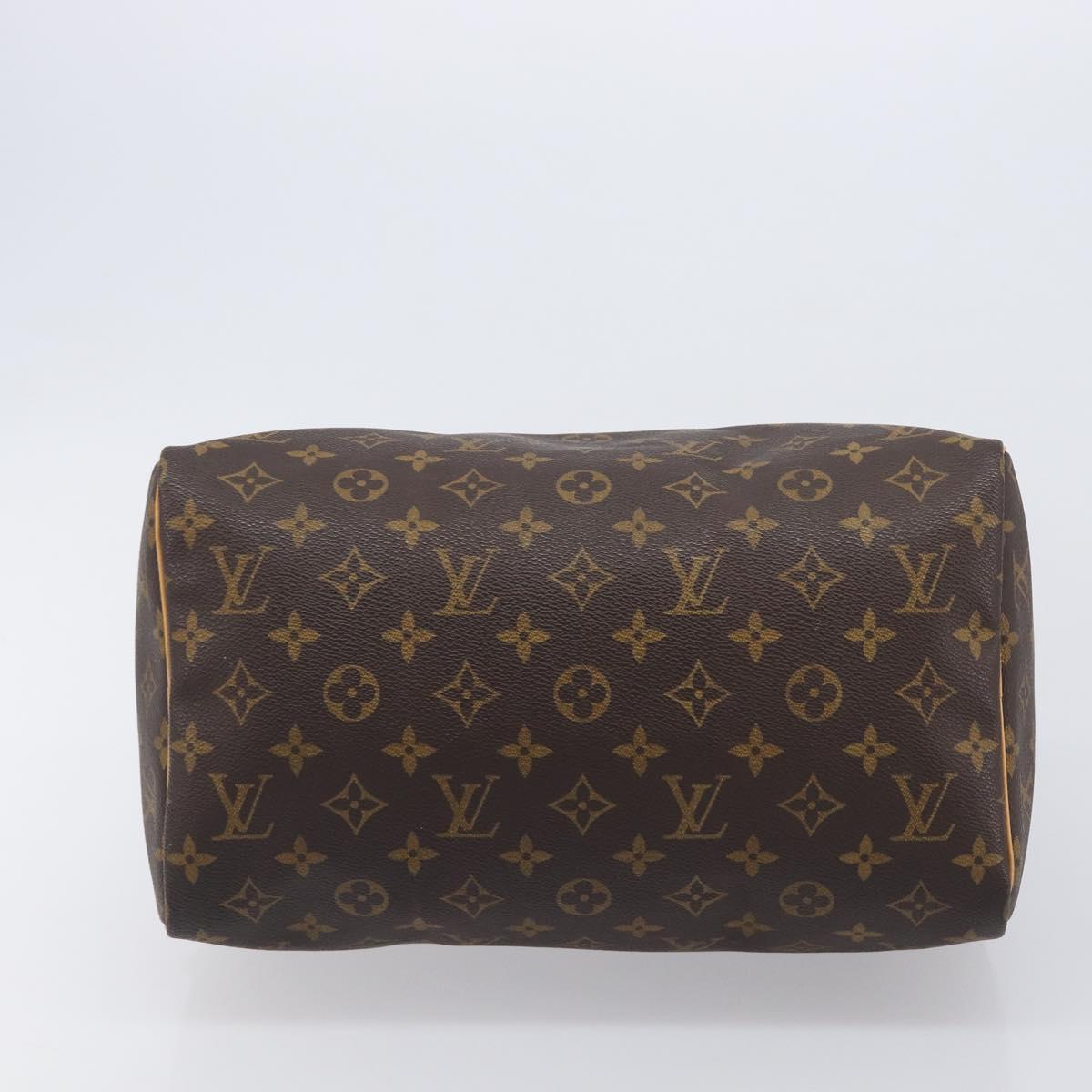 LOUIS VUITTON Monogram Speedy 30 Hand Bag M41526 LV Auth BA15990V