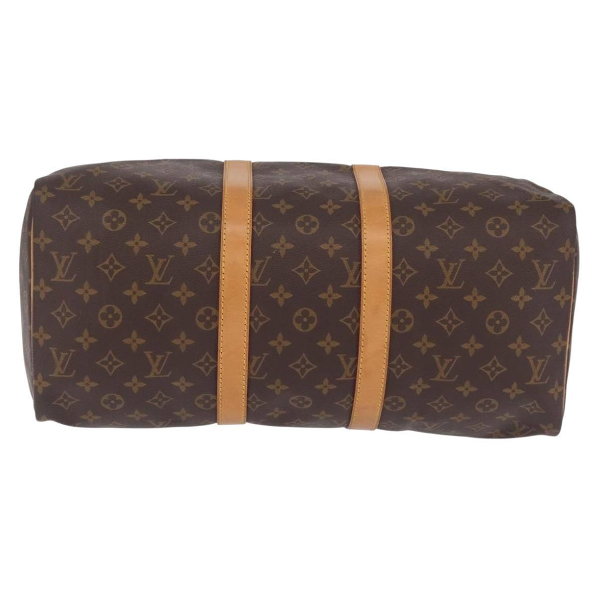 LOUIS VUITTON Monogram Keepall 45 Boston Bag M41428 LV Auth BA16013V