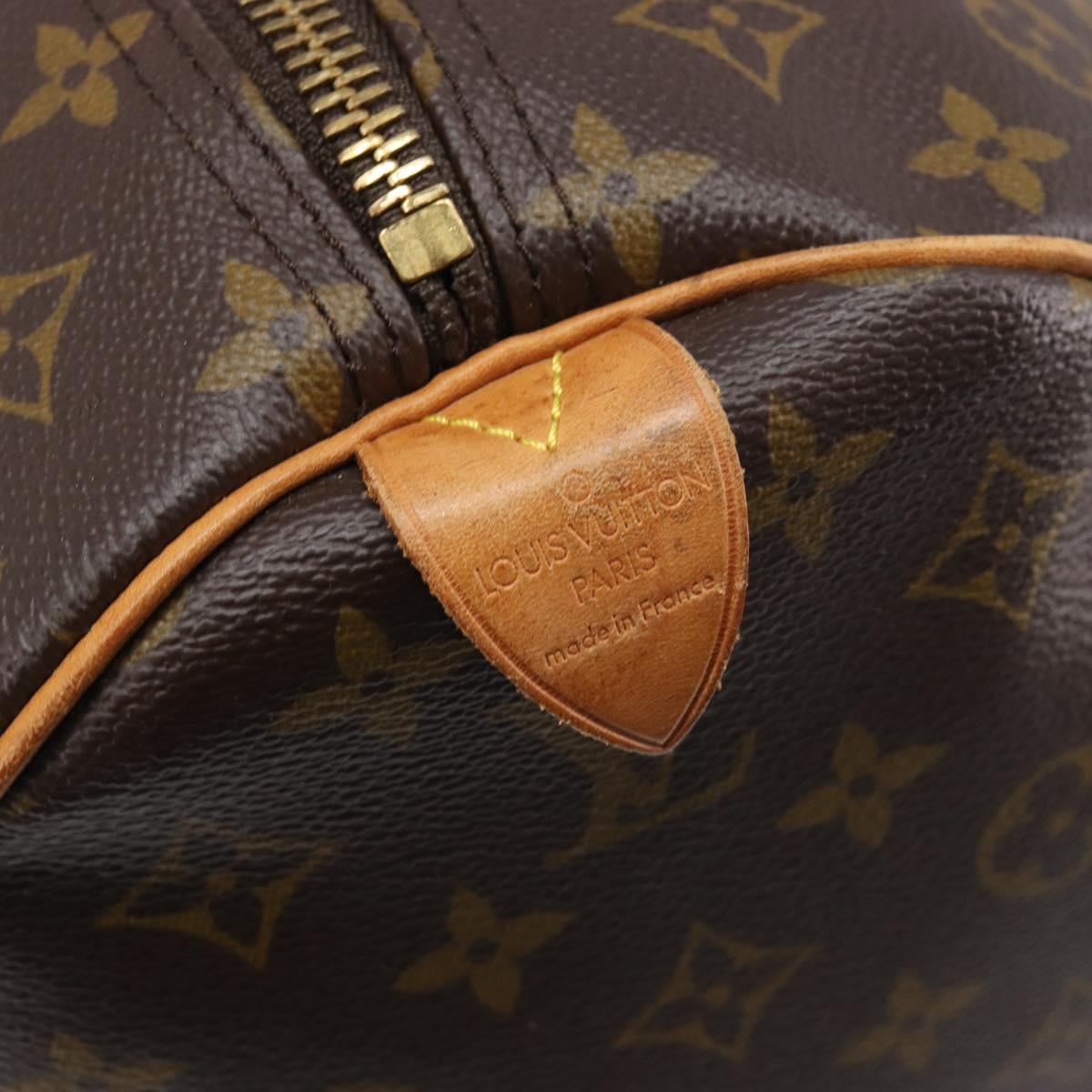 LOUIS VUITTON Monogram Keepall 60 Boston Bag M41422 LV Auth BA16016