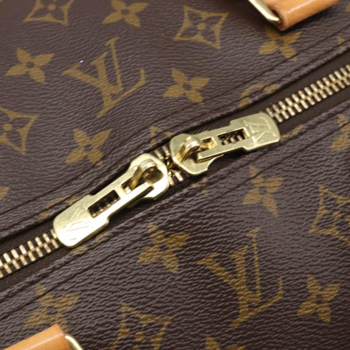 LOUIS VUITTON Monogram Keepall 60 Boston Bag M41422 LV Auth BA16016