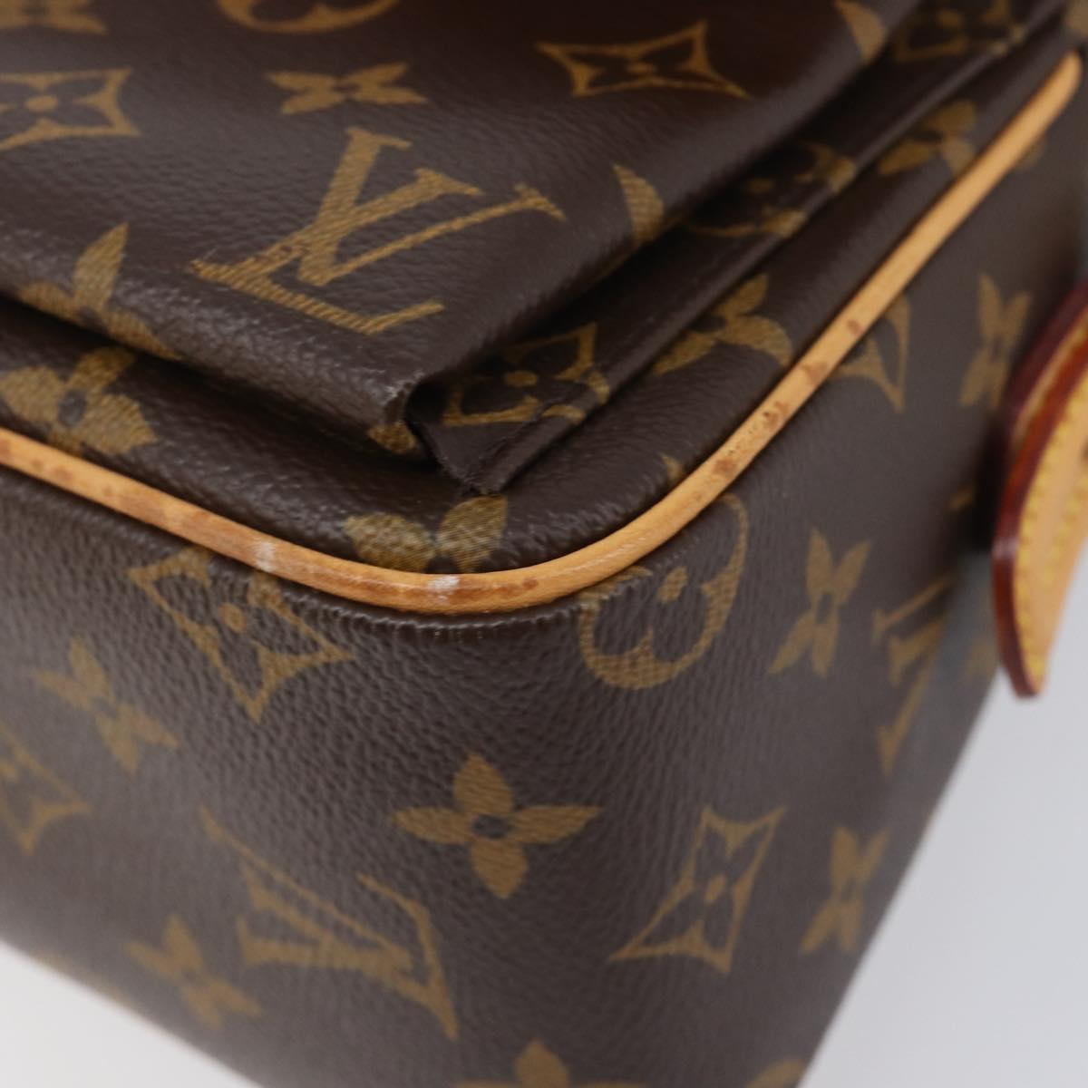 LOUIS VUITTON Monogram Viva Cite MM Shoulder Bag M51164 LV Auth BA16018V
