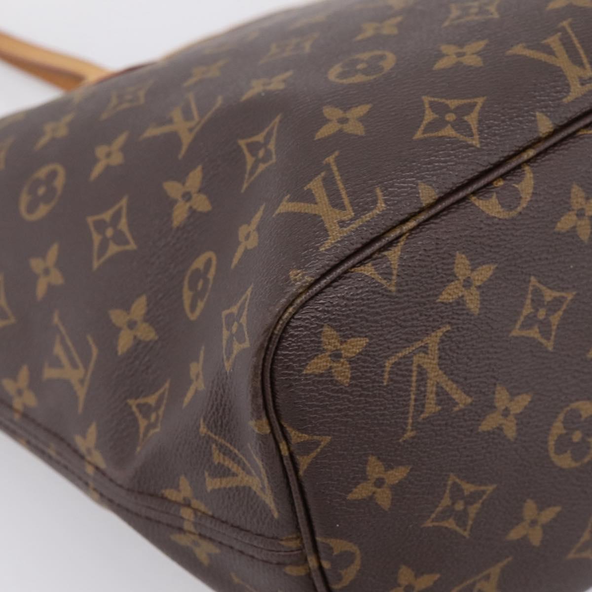 LOUIS VUITTON Monogram Neverfull MM Tote Bag M40156 LV Auth BA16072