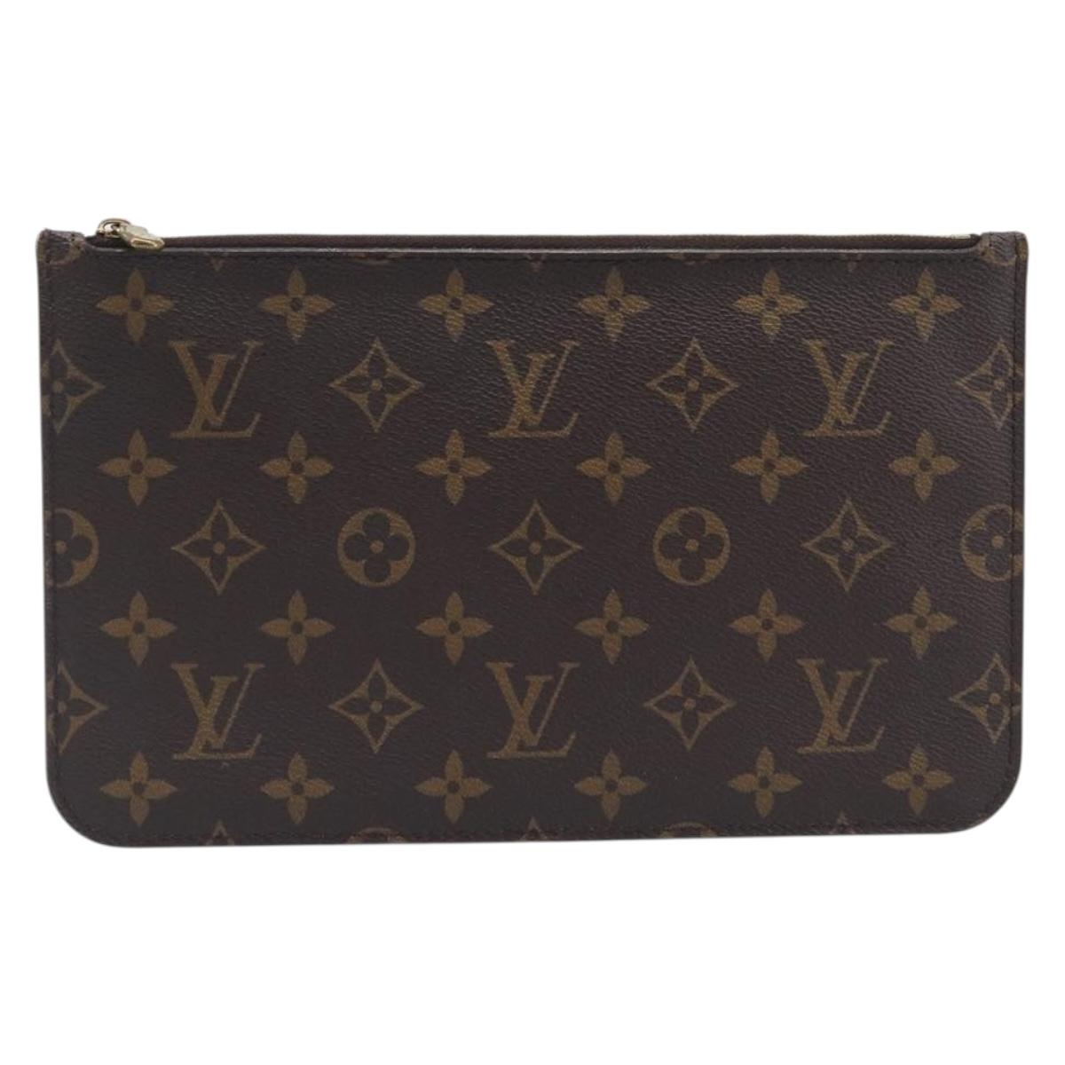 LOUIS VUITTON Monogram Neverfull MM Pouch Accessory Pouch LV Auth BA16073