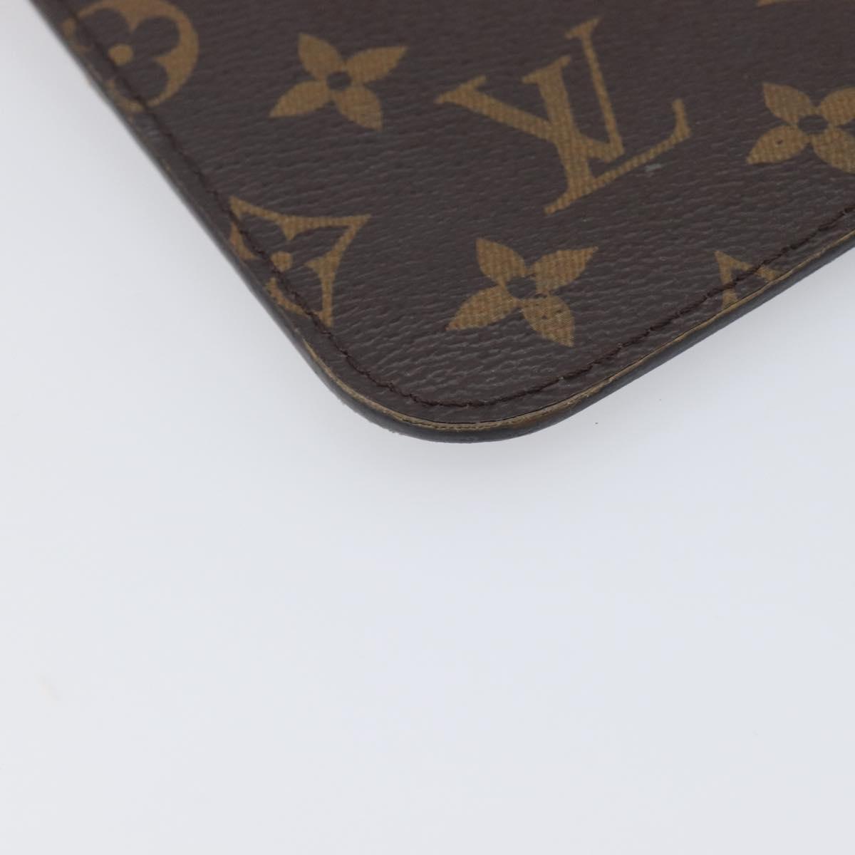 LOUIS VUITTON Monogram Neverfull MM Pouch Accessory Pouch LV Auth BA16073