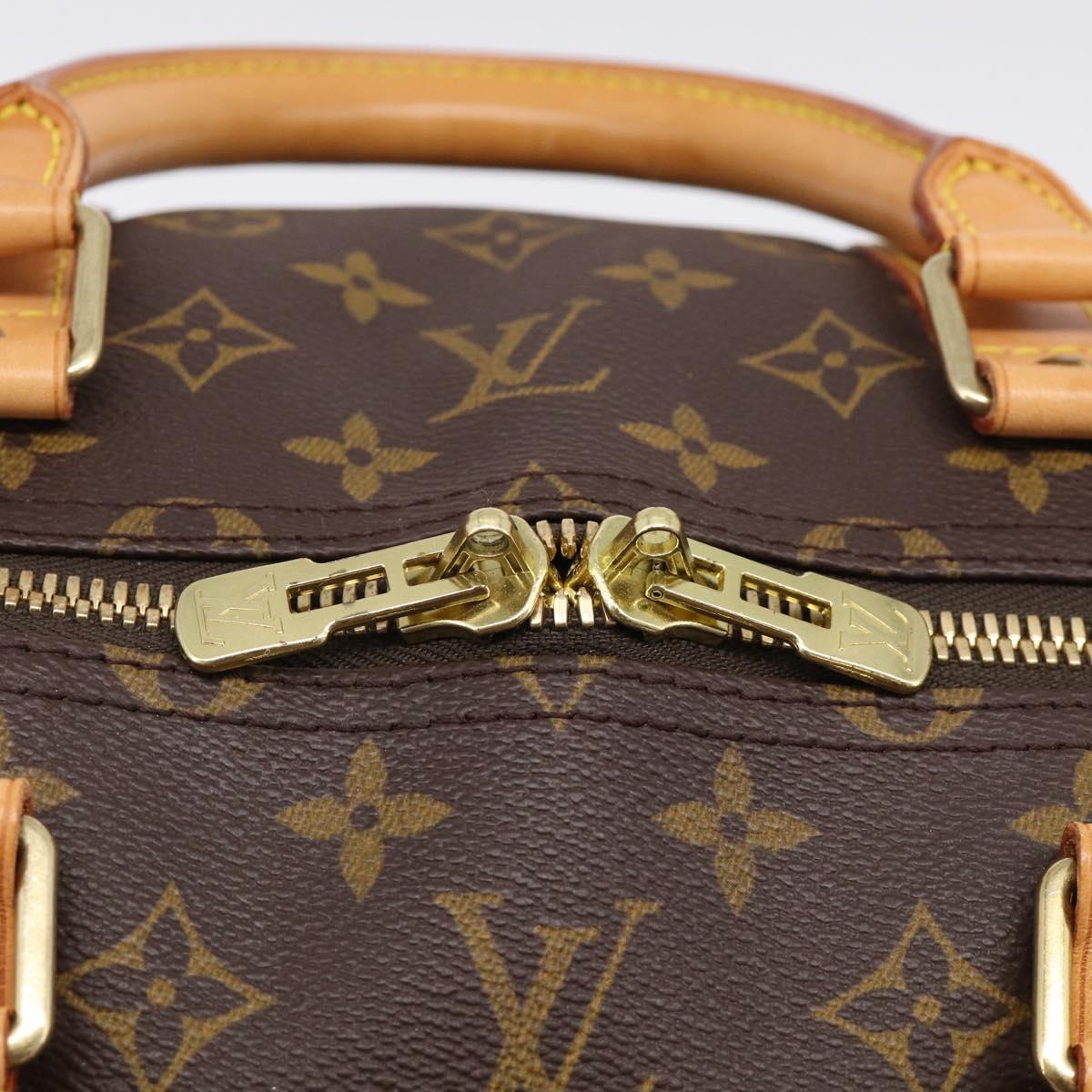 LOUIS VUITTON Monogram Keepall Bandouliere 55 Boston Bag M41414 LV Auth BA16077V