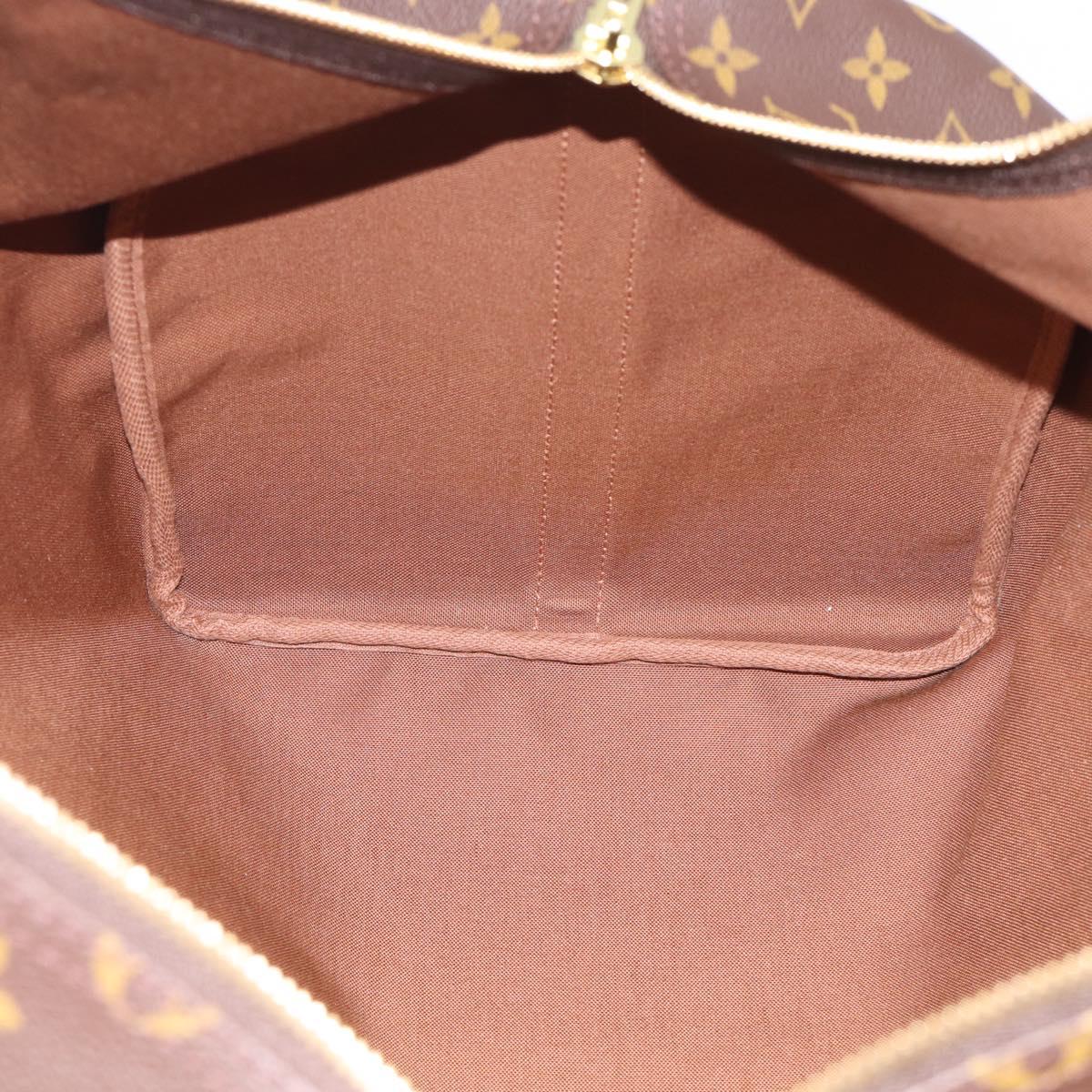LOUIS VUITTON Monogram Keepall Bandouliere 55 Boston Bag M41414 LV Auth BA16077V