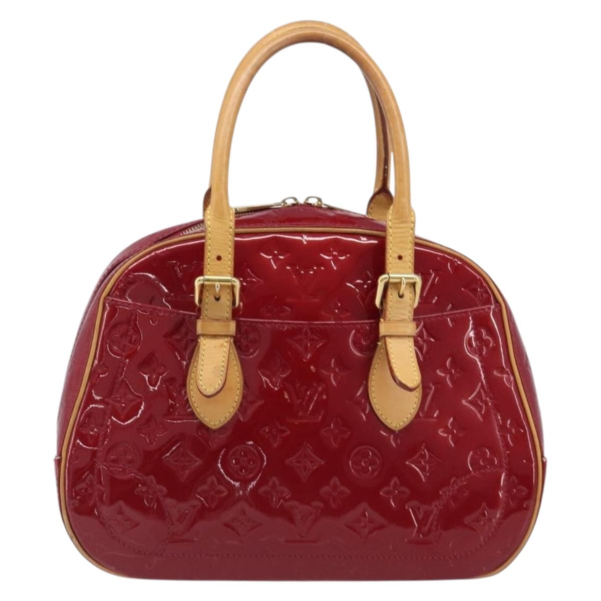 LOUIS VUITTON Monogram Vernis Summit Drive Pomme D'amour M93513 LV Auth BA16087