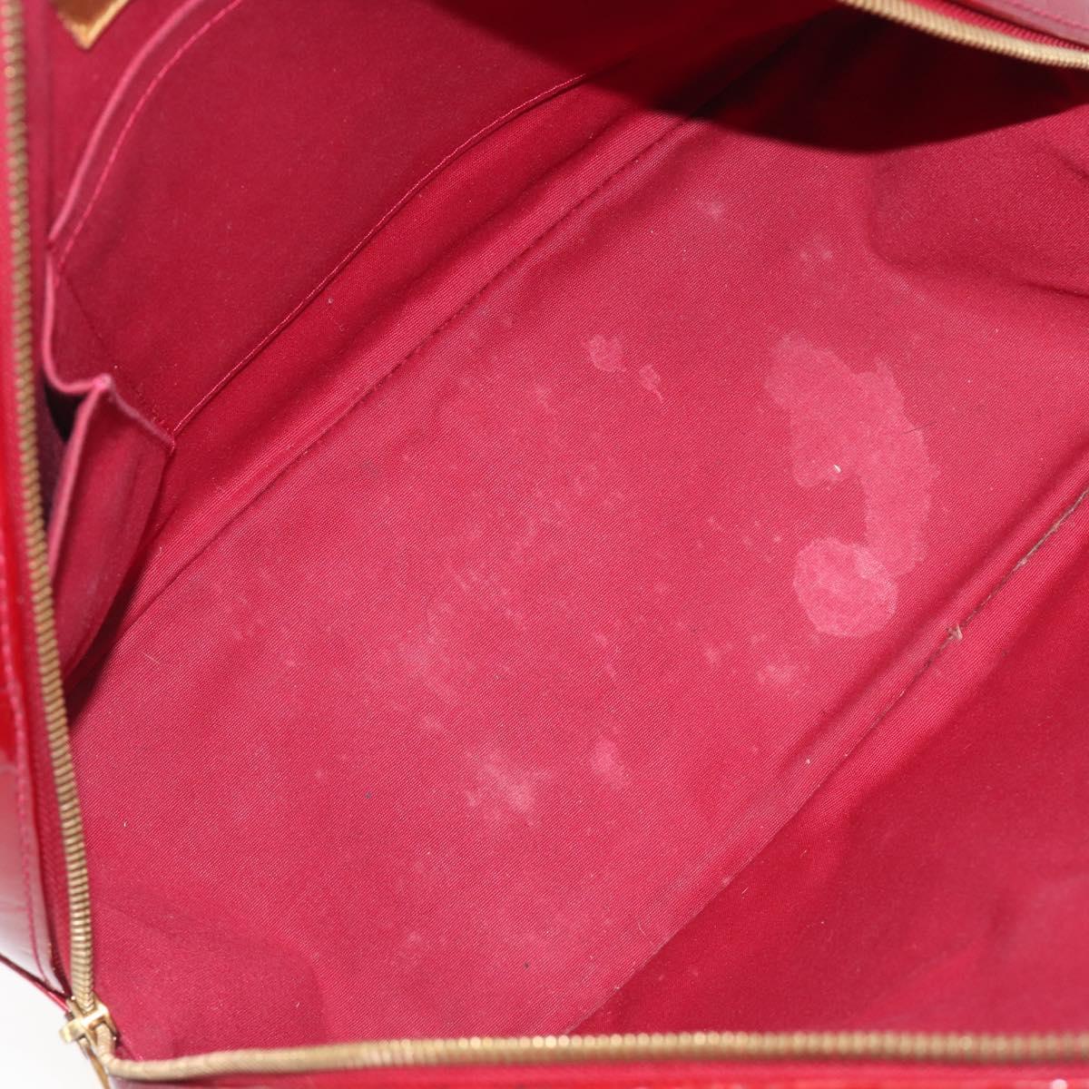 LOUIS VUITTON Monogram Vernis Summit Drive Pomme D'amour M93513 LV Auth BA16087