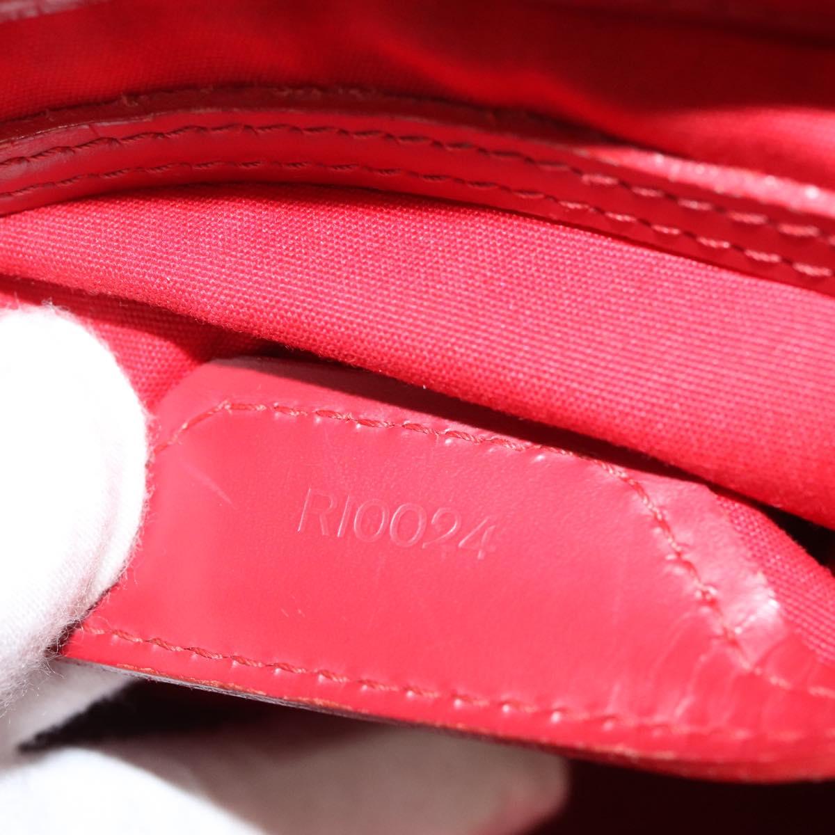 LOUIS VUITTON Epi Sac Plat PM Hand Bag Red M5274E LV Auth BA1609