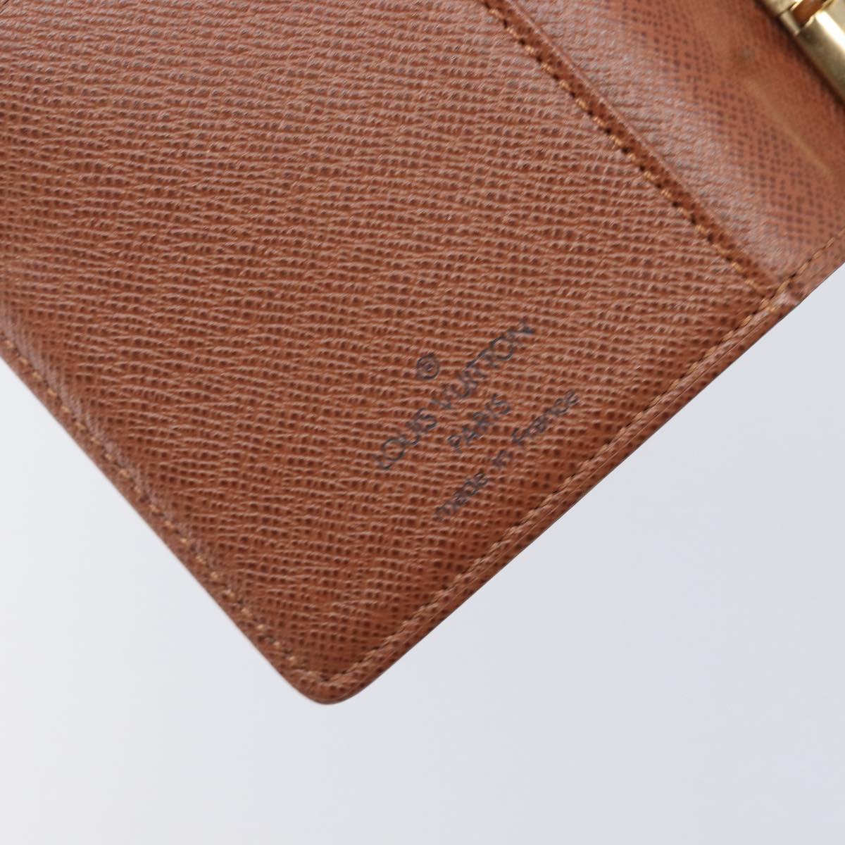 LOUIS VUITTON Monogram Agenda PM Day Planner Cover R20005 LV Auth BA16098