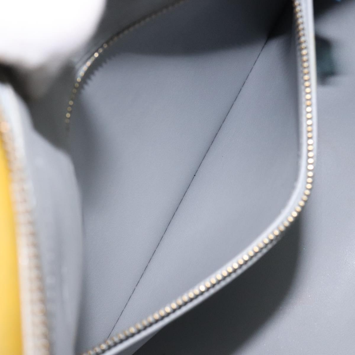 LOUIS VUITTON Monogram Vernis Houston Hand Bag Gris M91053 LV Auth BA1610