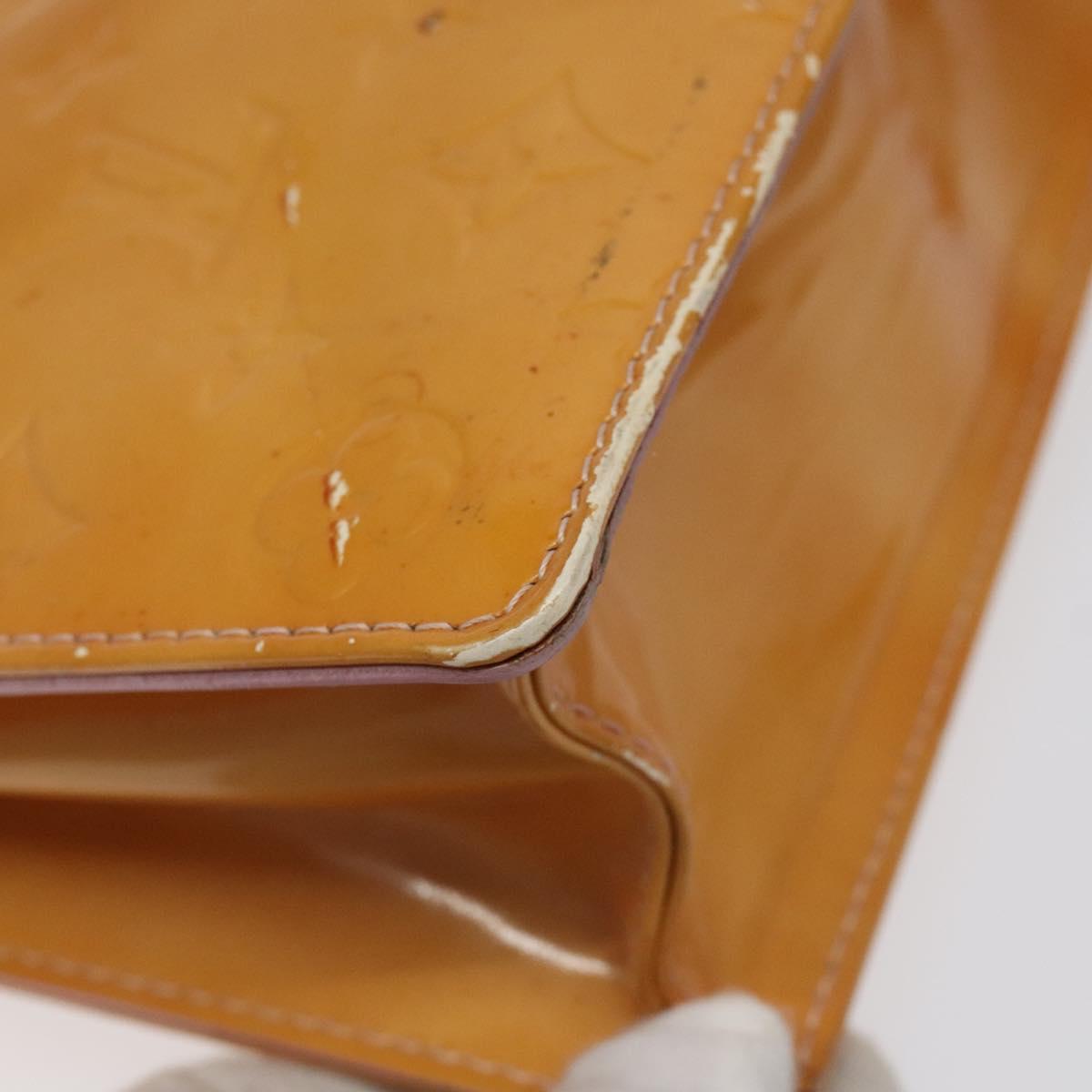 LOUIS VUITTON Vernis Spring Street Hand Bag Marshmallow Pink M91033 Auth BA1611