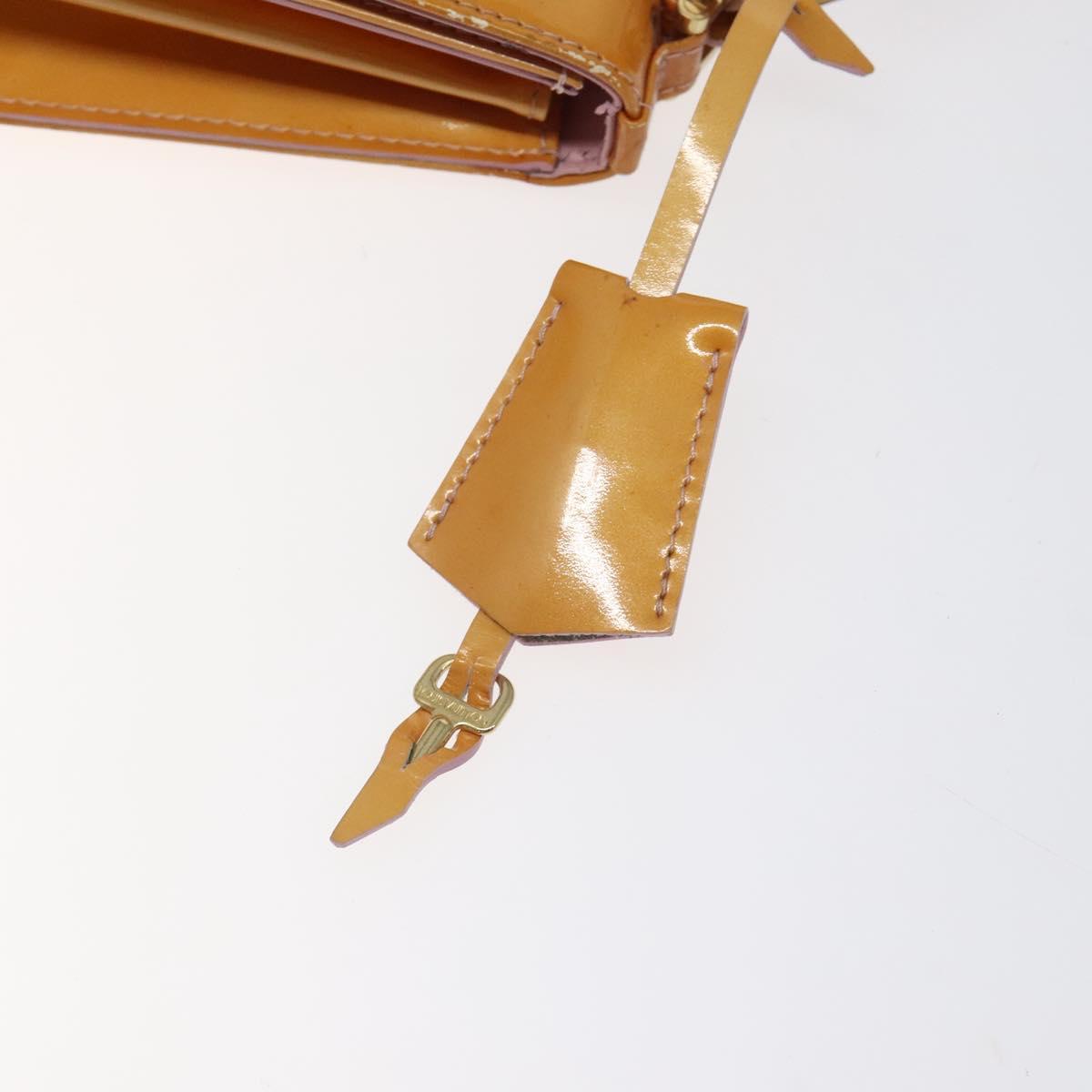 LOUIS VUITTON Vernis Spring Street Hand Bag Marshmallow Pink M91033 Auth BA1611