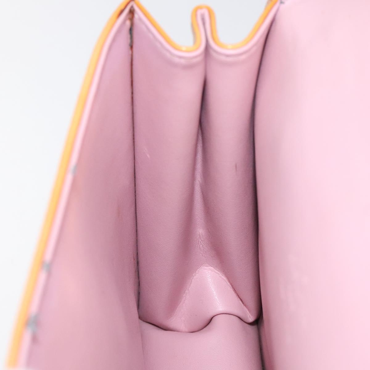 LOUIS VUITTON Vernis Spring Street Hand Bag Marshmallow Pink M91033 Auth BA1611