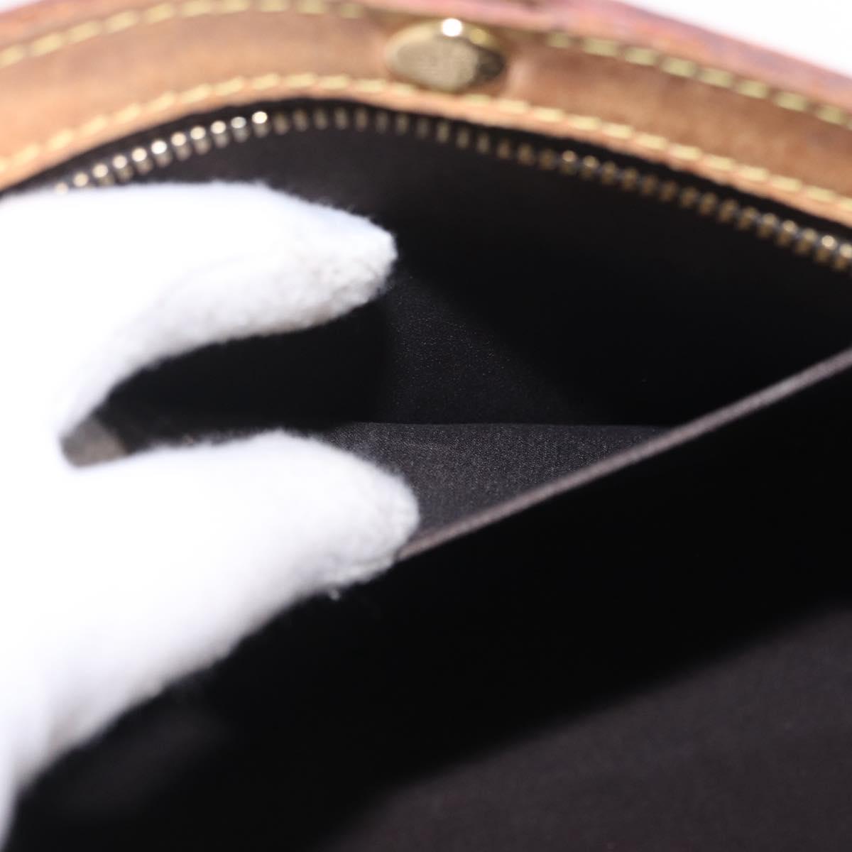 LOUIS VUITTON Monogram Vernis Blair MM Hand Bag Amarante M91619 LV Auth BA16111