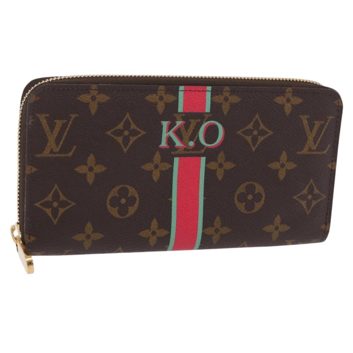 LOUIS VUITTON Monogram Zippy Wallet Long Wallet M60017 LV Auth BA16123A