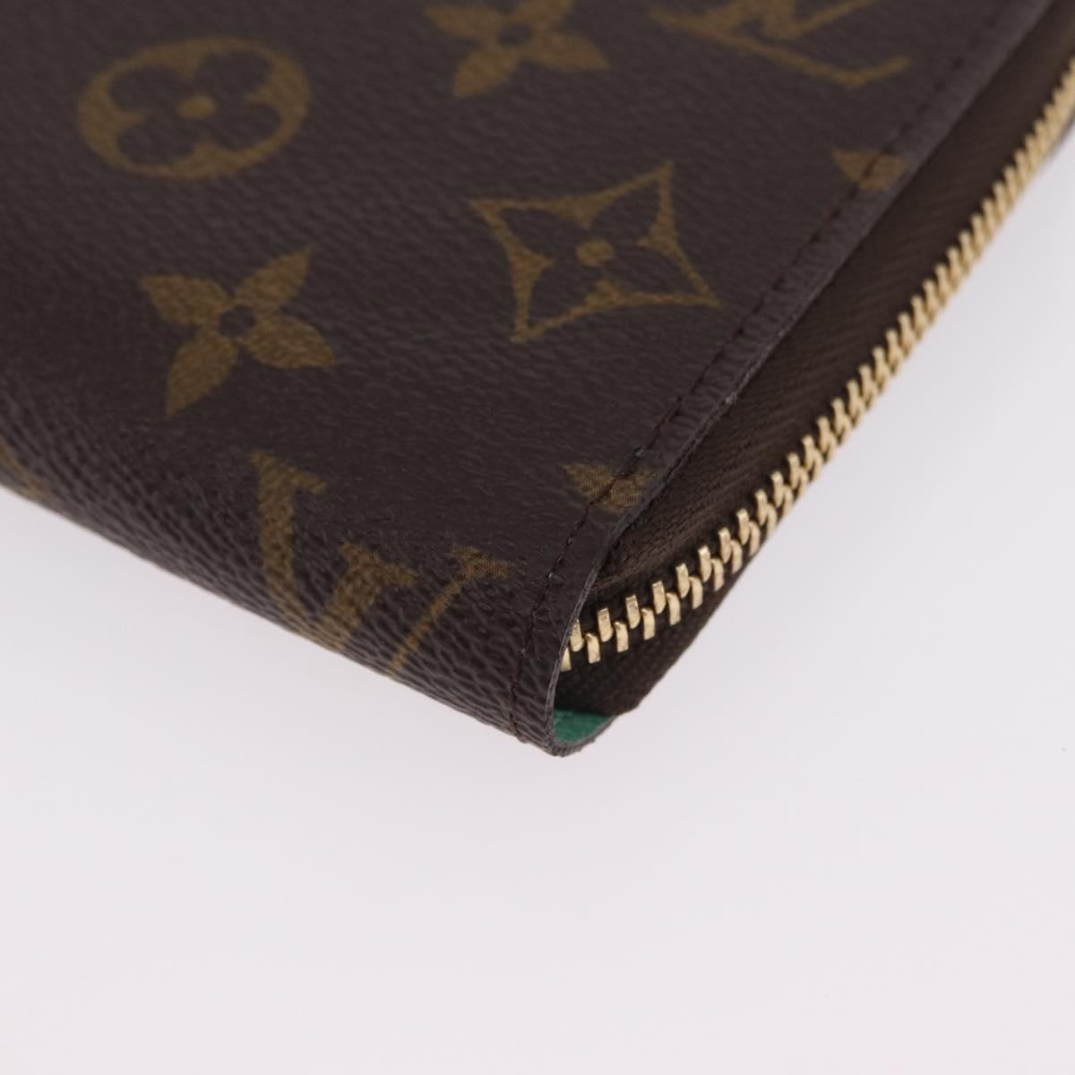 LOUIS VUITTON Monogram Zippy Wallet Long Wallet M60017 LV Auth BA16123A