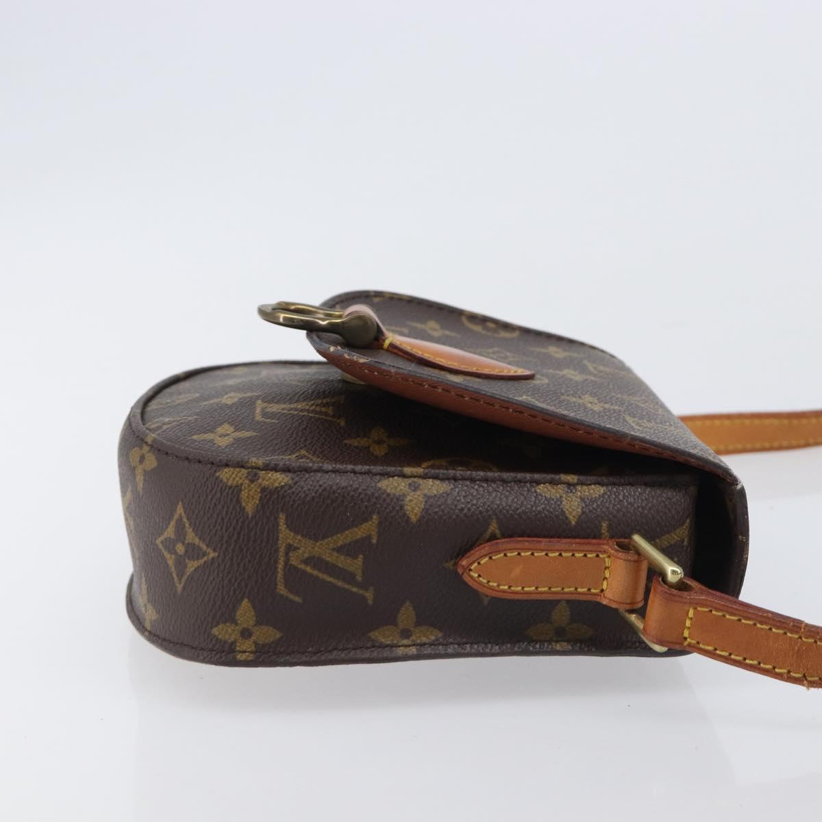 LOUIS VUITTON Monogram Saint Cloud PM Shoulder Bag M51244 LV Auth BA16135