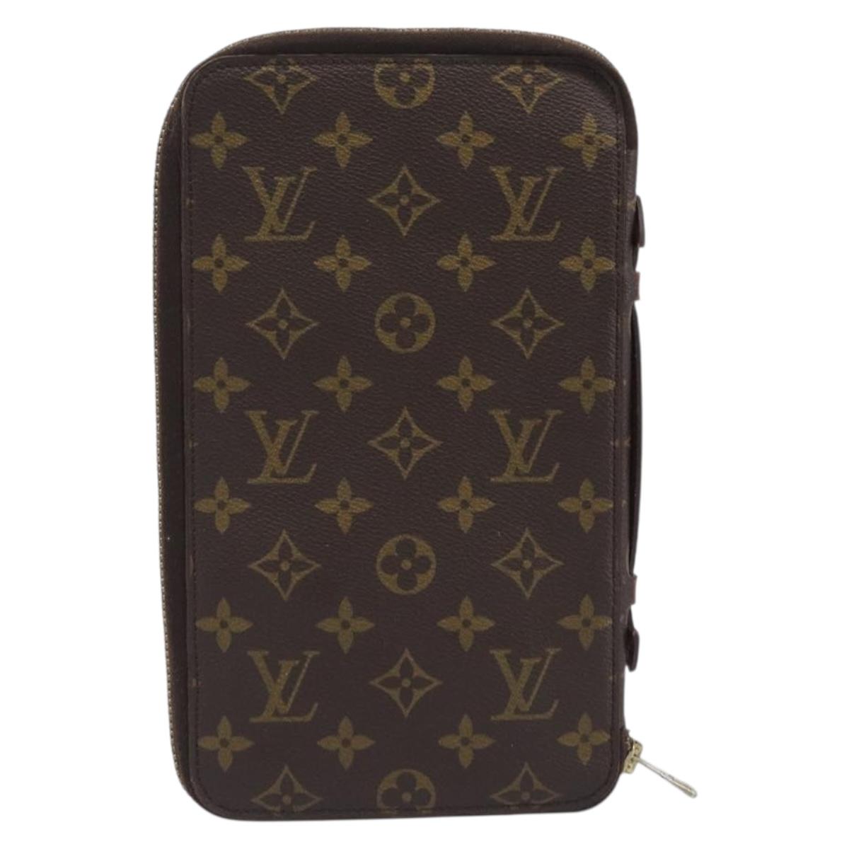 LOUIS VUITTON Monogram Organizer De Voyage Travel Case M60119 LV Auth BA16136
