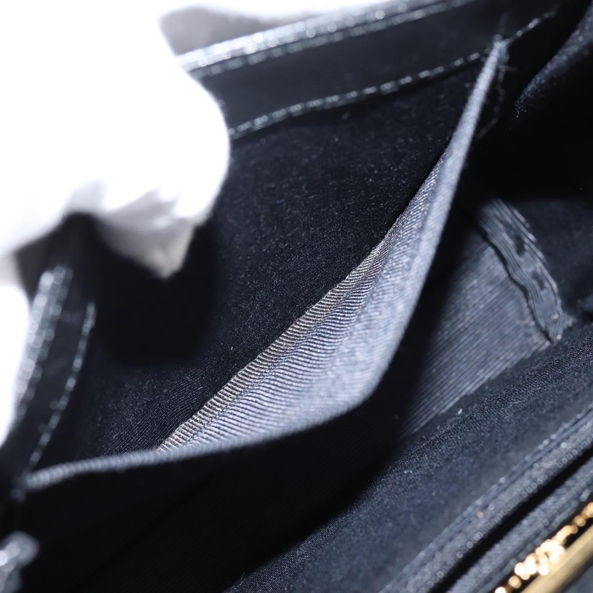 Balenciaga Hand Bag Leather 2way Black Gold Tone Auth BA16148