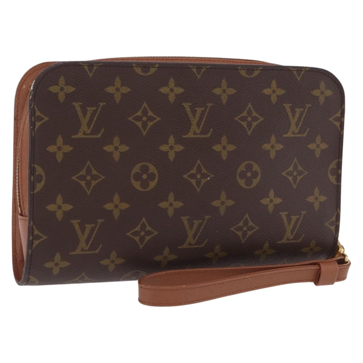 LOUIS VUITTON Monogram Orsay Clutch Bag M51790 LV Auth BA16151